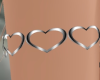 Silver Heart Armband