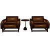 Brown Chat Chairs