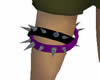 CJ69 Spiked Garter BlkPp