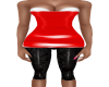Red Demina Capri Fit