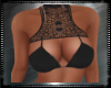 Black Lace Shine Bra