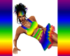 Rainbow Rave Dress