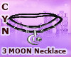 3 Moon Necklace