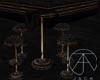 Art Deco Mob Club tables