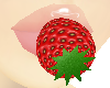 Strawberry On Mouth