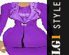 LG1 Purple Dress BMXXL