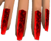 [L]RedGlossy Nails v2