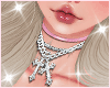 Cross Necklace Pink
