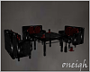 Black & Red Dance Table