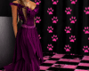 [ZE] long purple dress