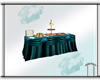 Teal Buffet Table