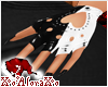 (A) Black/White Gloves