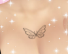 $Butterfly chest tattoo