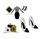 YIERNY2 HEELS BLKWHT2