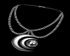 3 Moons Silver Necklace