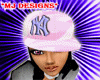MJ*F NY cap Pink/lb