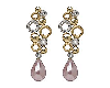 Gold & Pearl-earrings