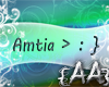 {AA} Amtia Headsign