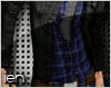 !| Black Denim +Blue Pld