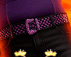 Black Purple Denim
