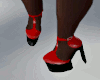 SS Heels W/Stocking Red
