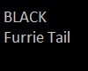 BLACK furrie tail