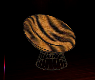 tiger print cuddle chair