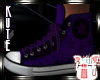 [H] Purple Star Converse