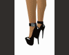 Black pvc heels