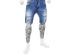 Bermuda jeans + tattoo