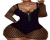 Purple Black Bodysuit