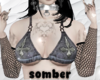 s! y2k bra grey