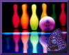 Neon Bowling Poster
