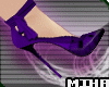 [M] Lace Pumps Purple