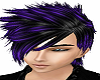black purpel rocker hair