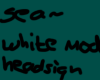 Sea~ White Mod headsign