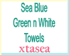 Sea Blue Towels