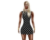 robe courte motif coeur