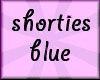 [TINA] shorties blue