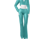 VF teal shiny suit