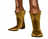 Gold Cowboy Boots