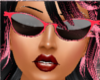 v04 glasses pink & black