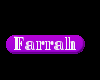 farrah sticker purple