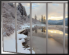 Winter Window Scene ~