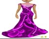 vestido gala violeta