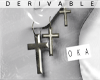 DRV: Cross Earrings - M