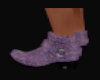 Purple Snakeskin Boots