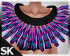 SK| Neon Feather Top