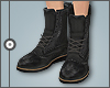 d| Black Brogue Boots