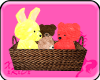 Yellow&RedStuffie Basket